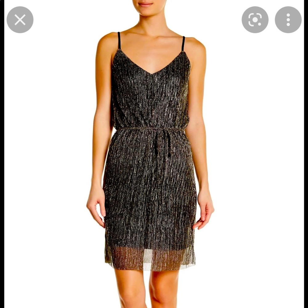 DEX New Years  shimmery gold dress